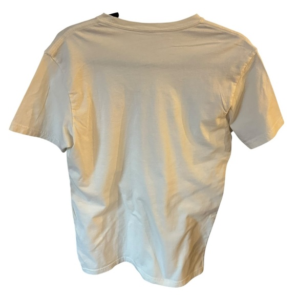 Gucci White T-Shirt with Black Logo size M - Picture 2 of 4